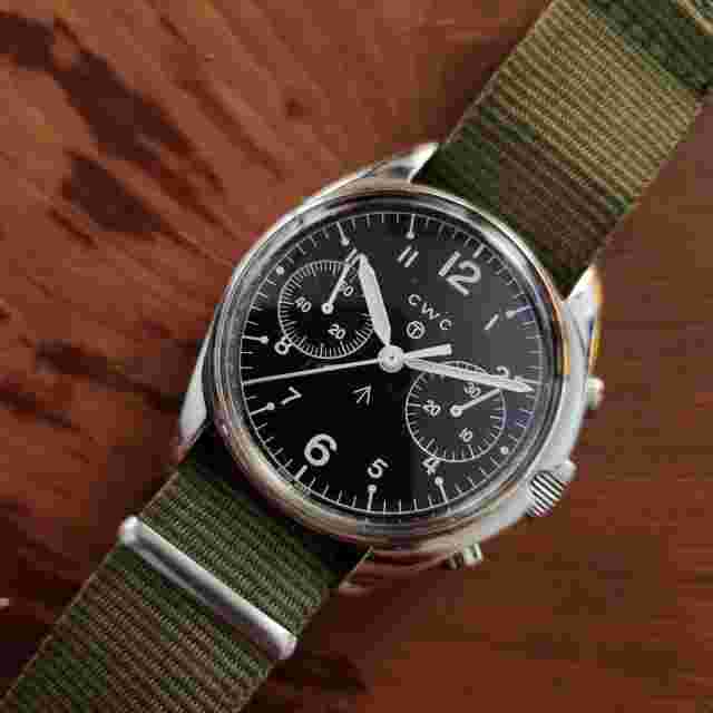 Royal AIR FORCE Military Issued CwC Chrono Watch In Stainless Steel
