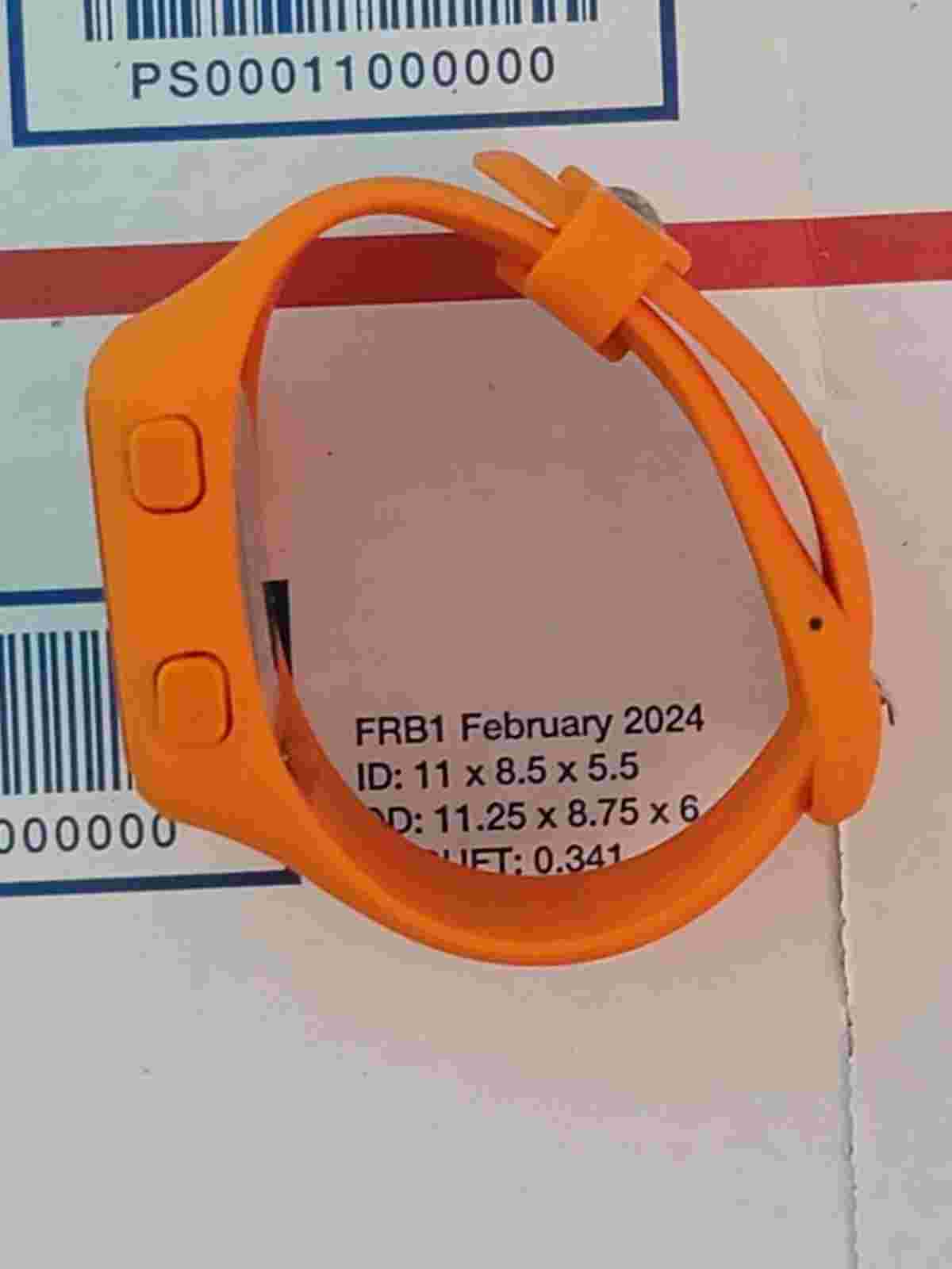 Converse VR002 Watch Chro Alarm Date Light Rubber Orange