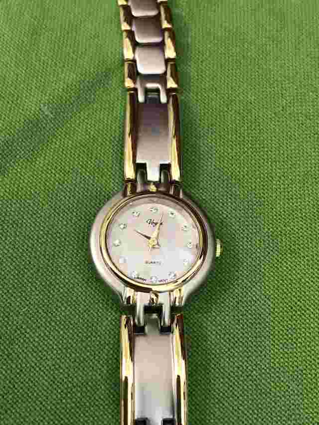 Vogue Women's Two Toned Bracelet Band Analog Watch.