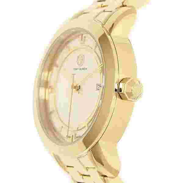 Tory Burch Gold Tone Ivory Women's 37mm Watch TRB1003