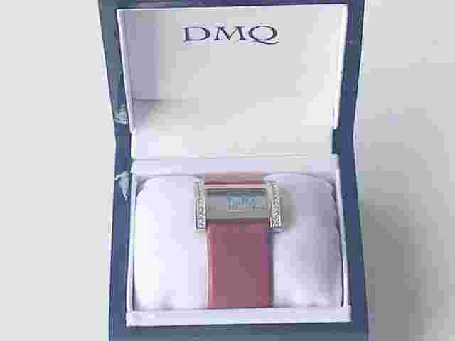 Used dmq Ladies Fashion Gold Red Quartz Watch