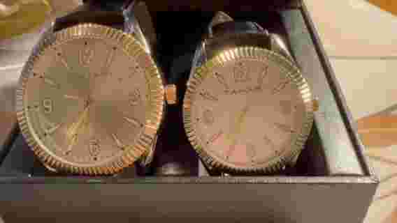 TAHARI_His & Her_Wrist Watches_Pre-owned_In Original Box_Both Work_cHECK iT_