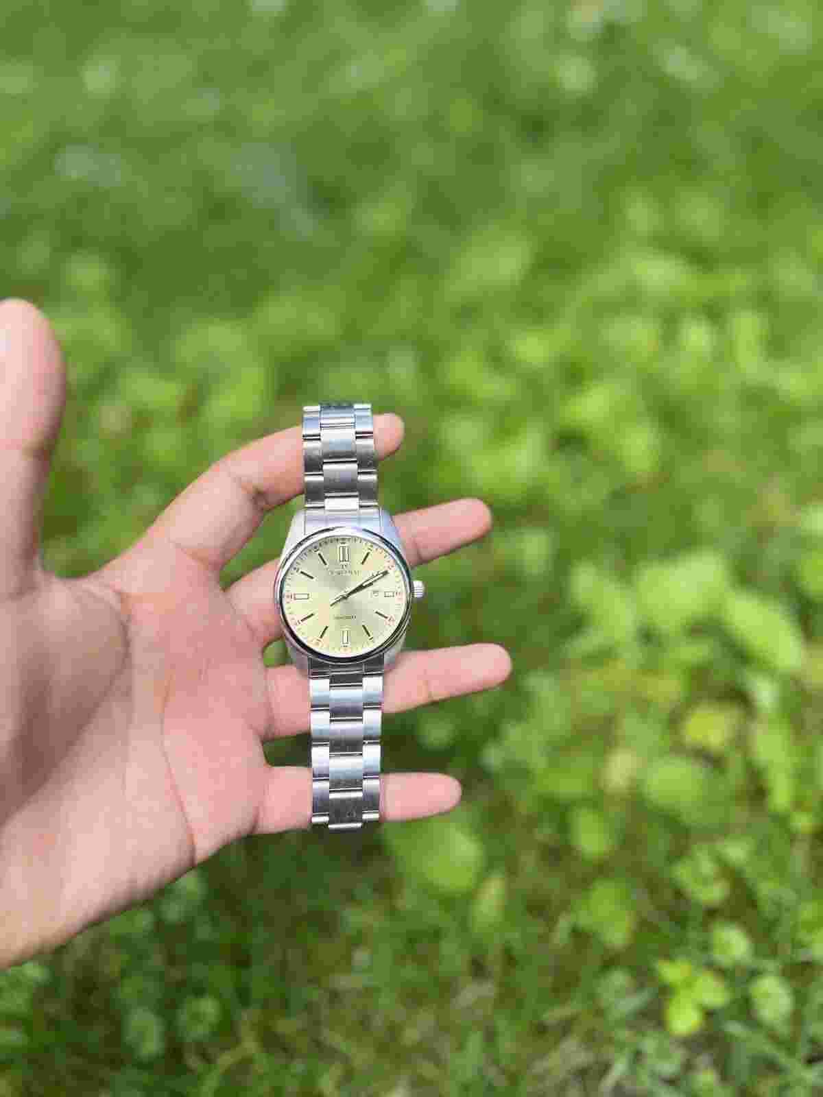 Puredial men’s watch date window