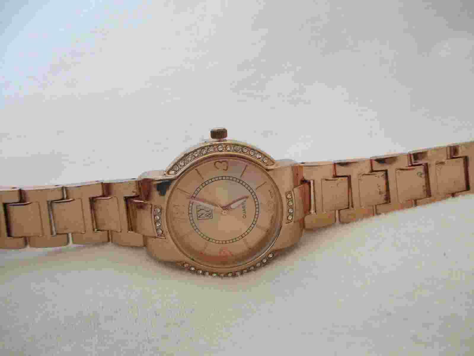 New York & Co Analog Wristwatch with Quartz Movement