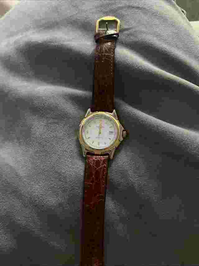 Jacques Edho Paris 18k Gold Plated JE790 Quartz Watch-NOT TESTED