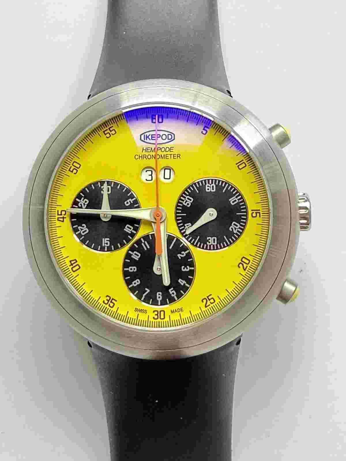 BRAND NEW IKEPOD GRAND DATE CHRONOGRAPH,  MARC NEWSON DESIGN