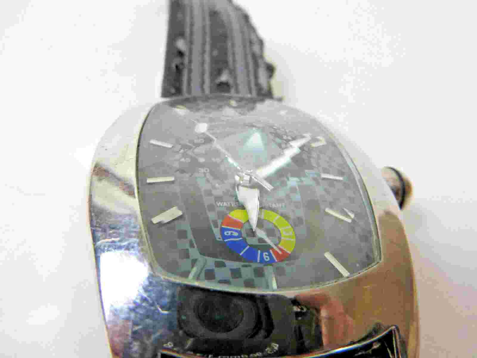 Mens Charles Dumont Chrono Watch Beveled Crystal New Battery on 3/25/21