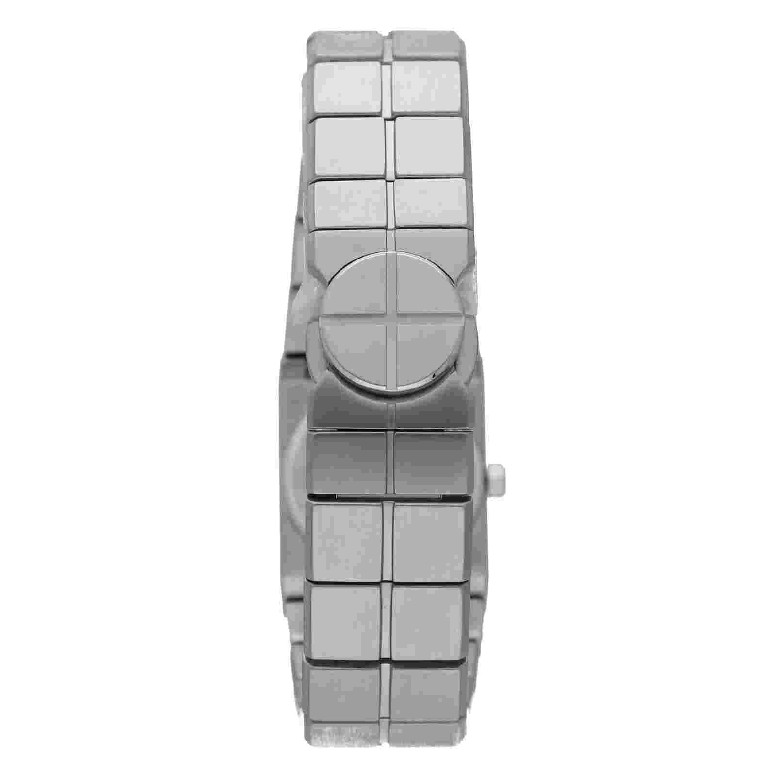 Jacob Jensen Icon Series 220 Stainless Steel Rectangle Swiss Quartz Womens Watch