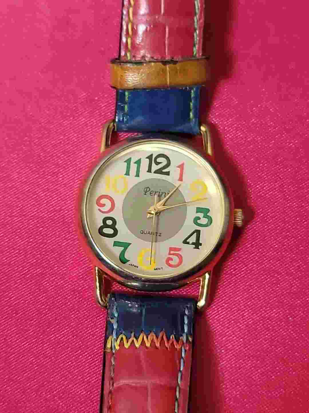 Vintage Perini Watch Japan Movt Works!