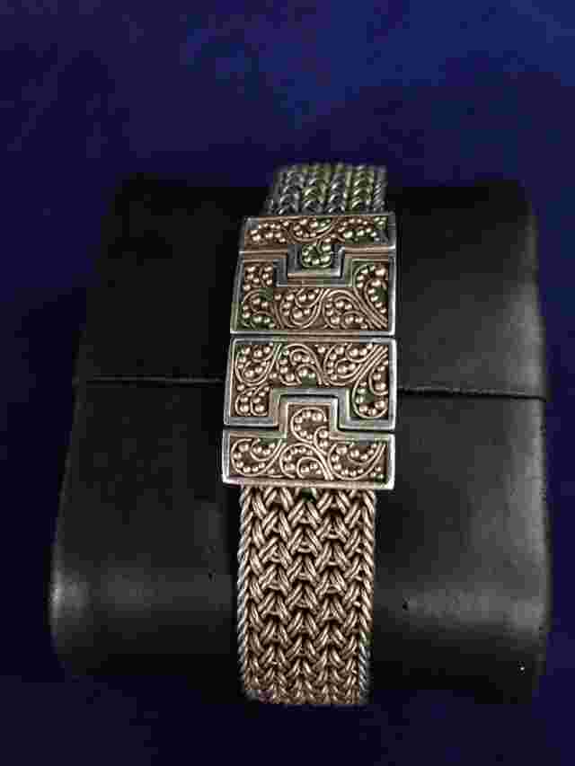 LOIS HILL Watch Sterling Silver Swiss Movement