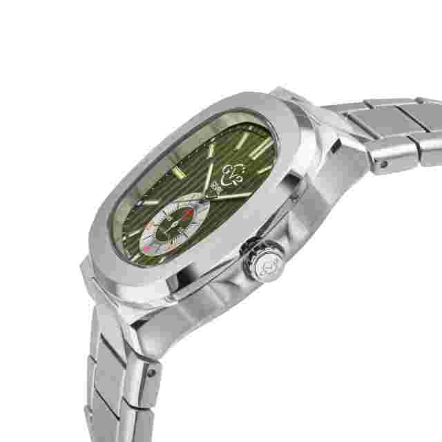 GV2 by Gevril Men's 18307B Potente Swiss Automatic ETA 2895 Date Luminous Watch