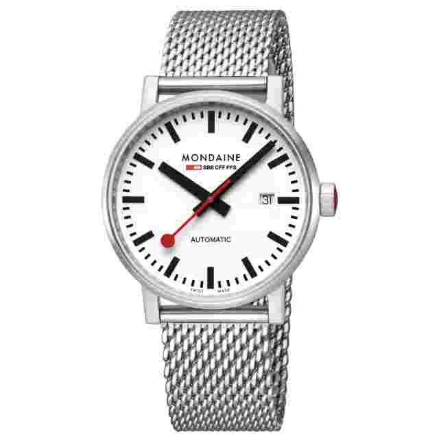 Mondaine MSE.40610.SM EVO2 AUTOMATIC 40mm Steel Glass Floor Men's Watch