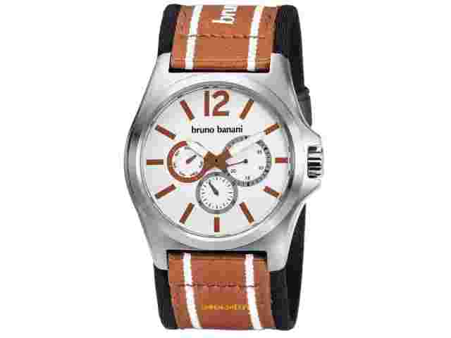 Bruno Banani Men's Watch Teris Bk5156505 With Bronze Fabric Band Br21029