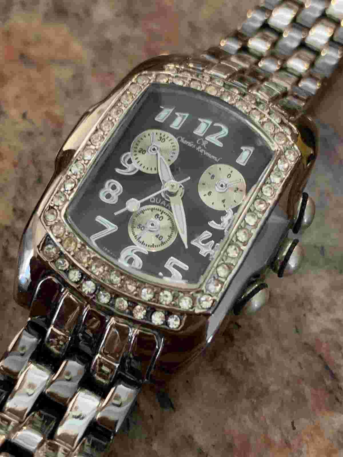 Charles Raymond Ladies Two Tone Diamond Style Watch
