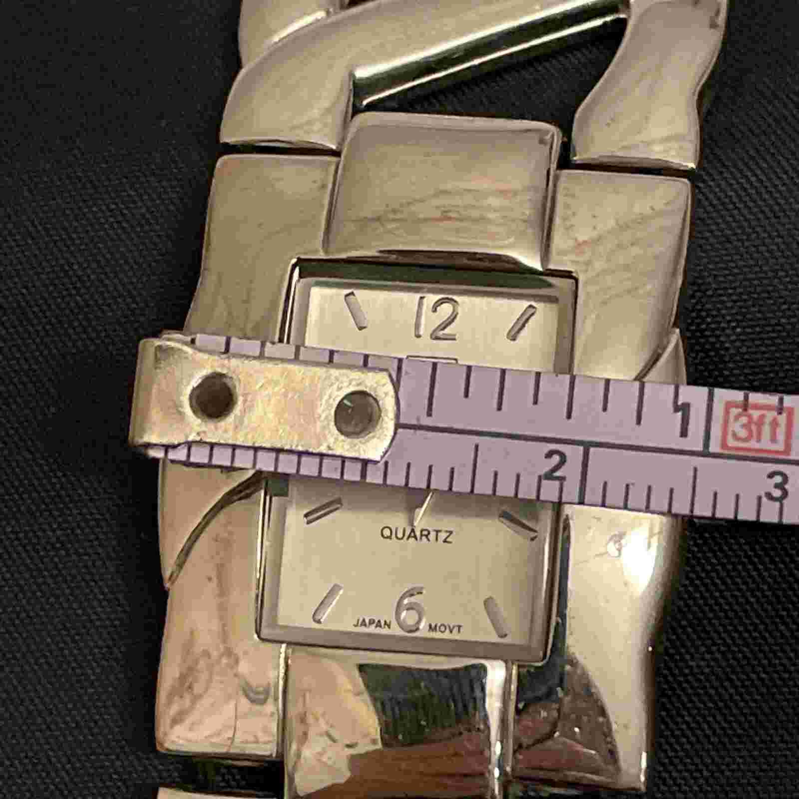New York and CO Silver Tone Metal Bracelet Band Watch  Tested New Battery