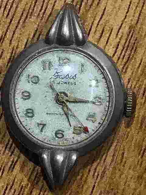 Vintage Rare Swiss Made Basis 5 Jewels Mechanical Ladies Watch Head - 22mm