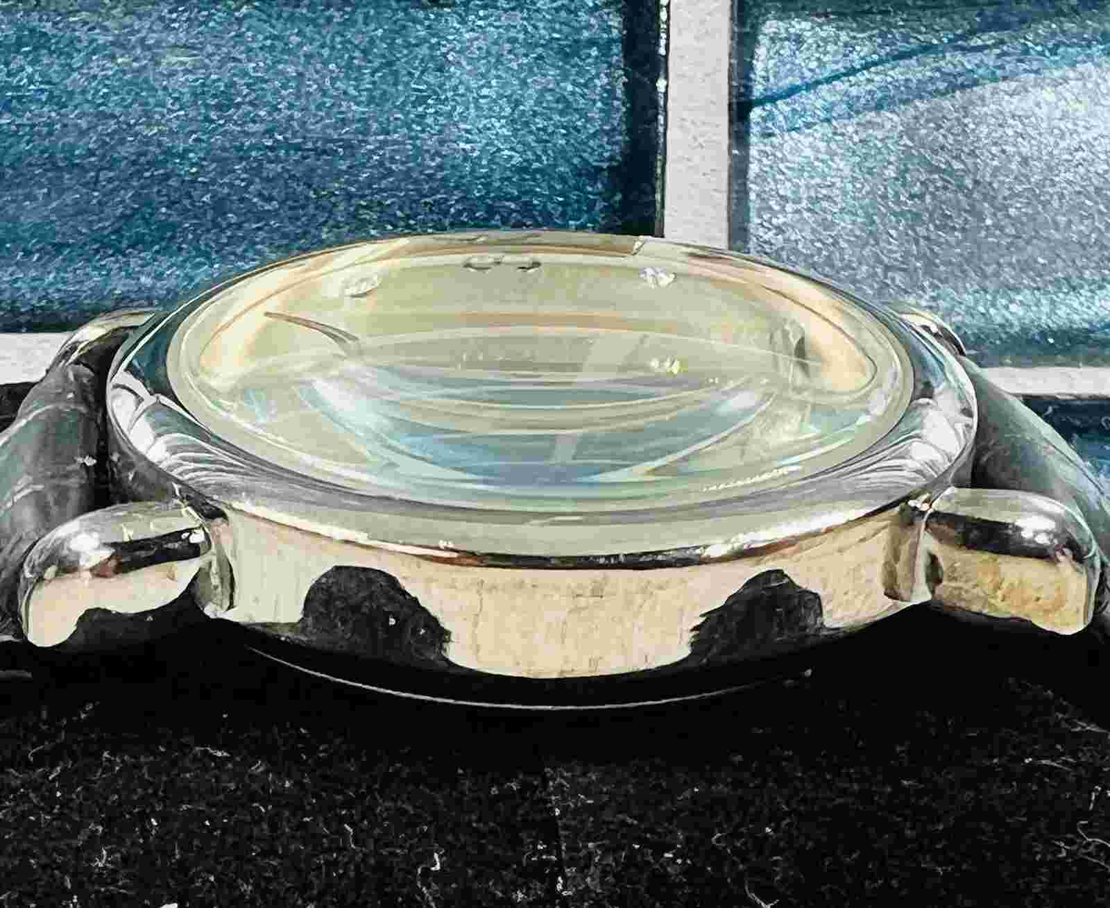 NY&C Quartz  Silver Tone Watch 11952 Analog 100 Watch Only Needs Battery