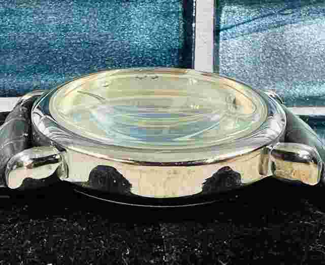 NY&C Quartz  Silver Tone Watch 11952 Analog 100 Watch Only Needs Battery