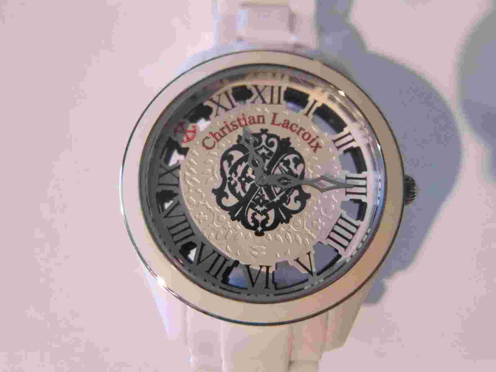 Christian Lacroix 8007102 Women's White Quartz Watch New in box