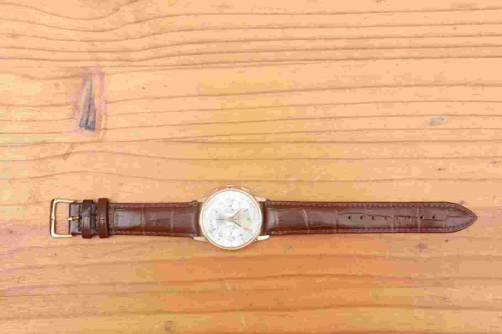 VINTAGE CAUNY PRIMA CHRONOGRAPH - RESSORT INCASSABLE (LANDERON CAL 248)