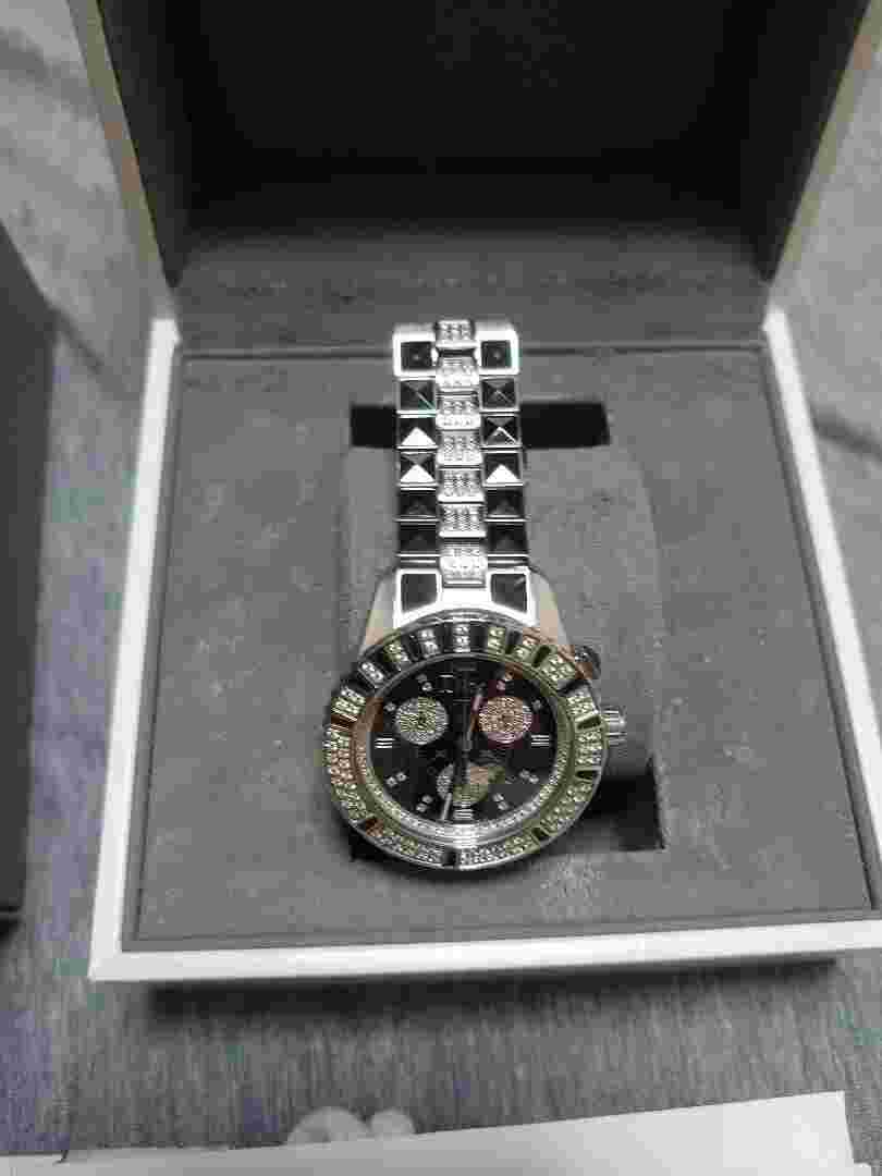 Dior Diamond World Limited 100 CD11431DM Swiss Black Dial Chronograph Men Watch