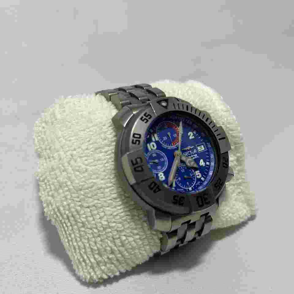 SECTOR Diving Team 1000 Titanium Blue Dial #QOI0ZR