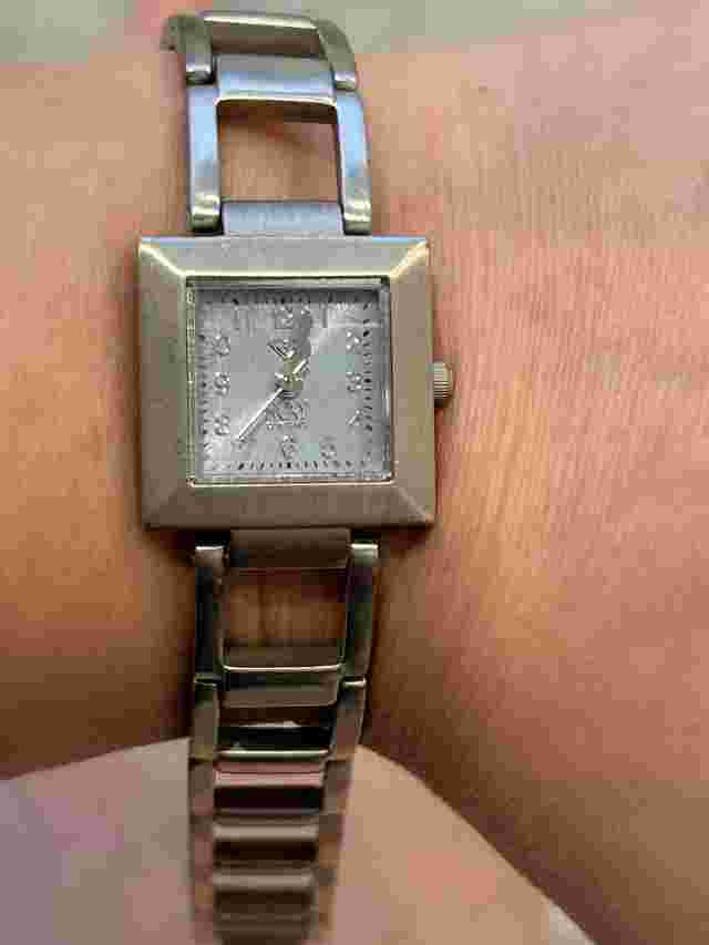 Roxy Watch Vintage Y2K Blue Chain Stainless Steel Japan Quartz