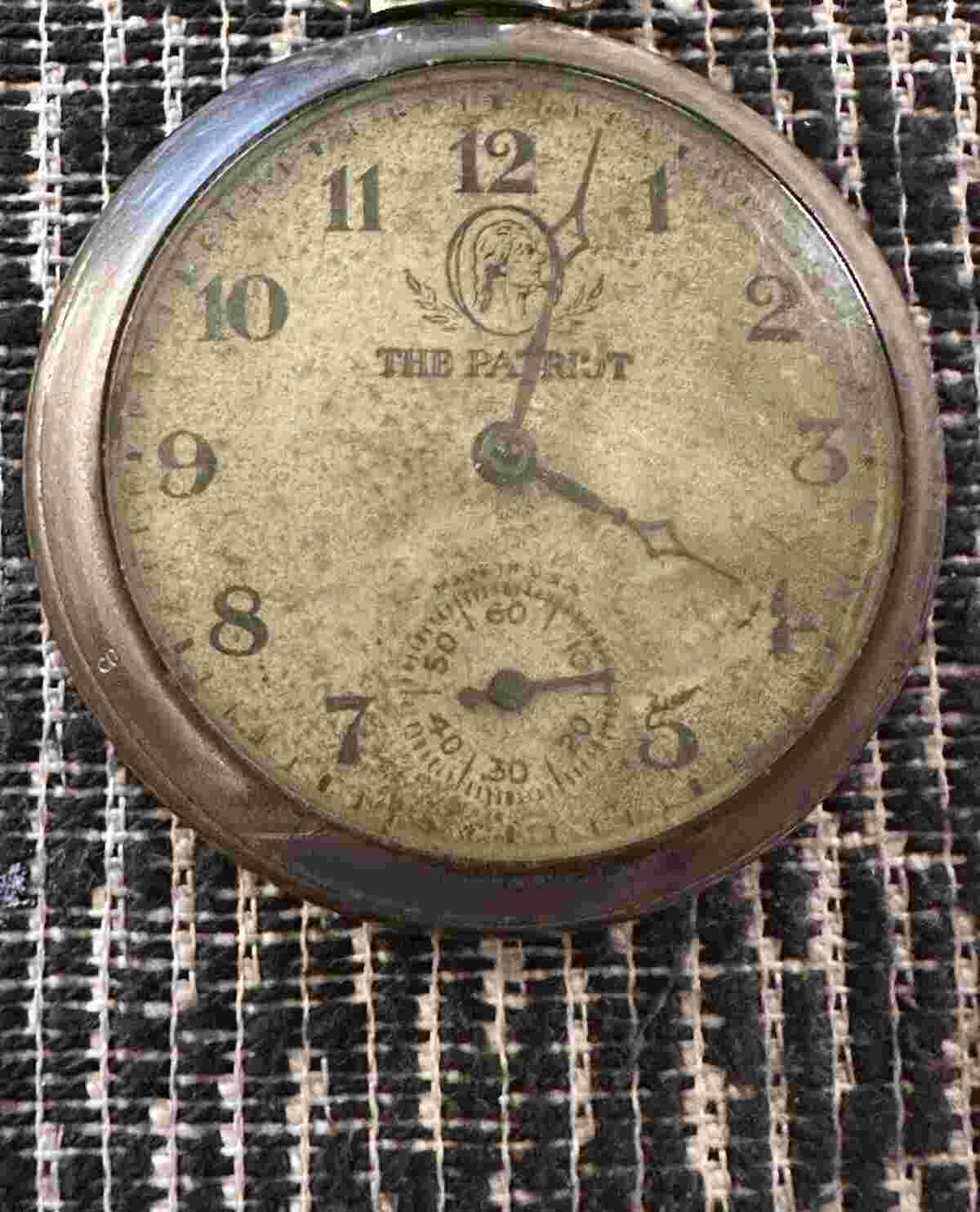 The Patriot George Washington Bicentennial 1732-1932 Pocket Watch ~ running 1932