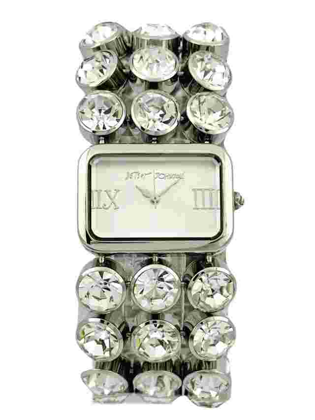 Betsey Johnson Women's BJ4074 Jewel Bracelet Stainless Steel Band Watch