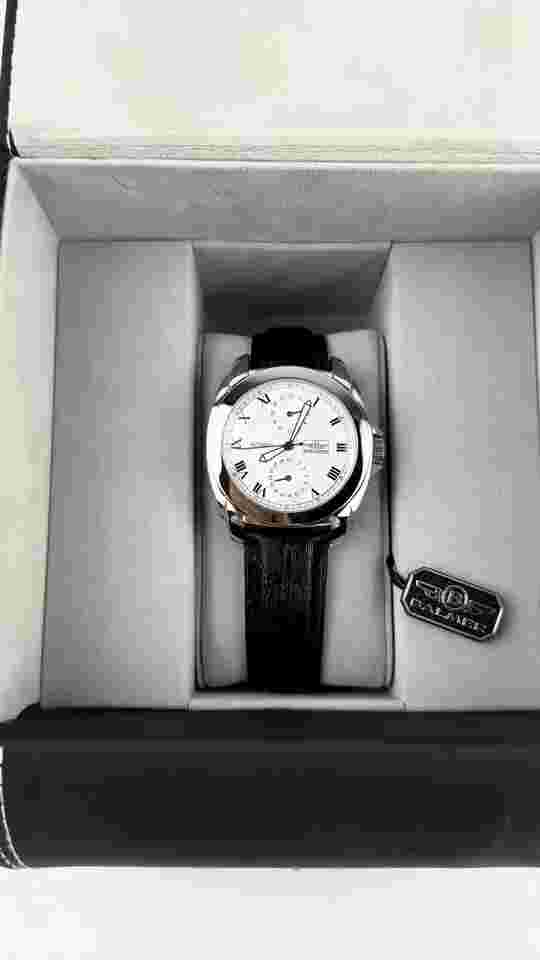 NOS Balmer Automatic Chronograph Watch Swiss made 21 Jewels 4449-81