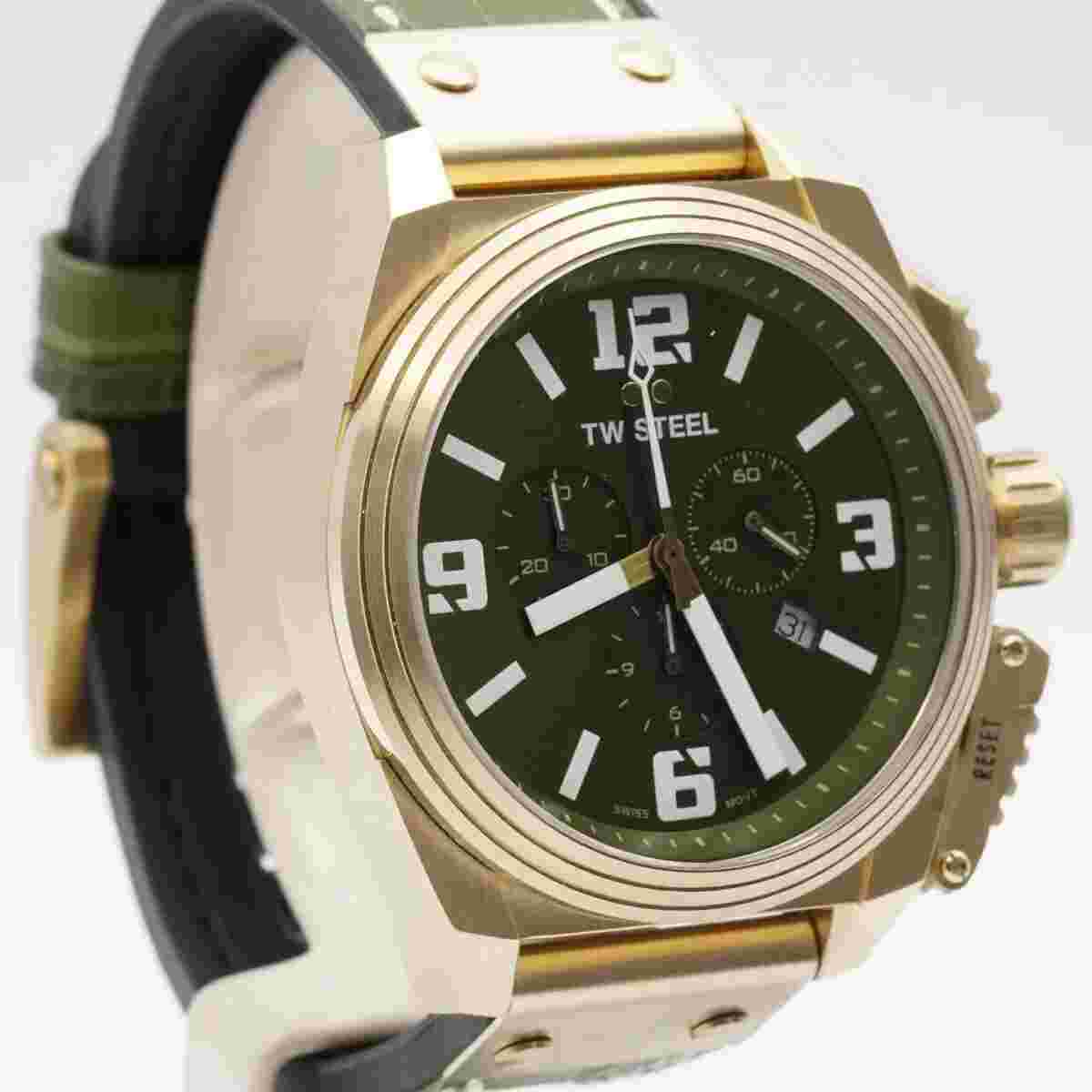 Tw Steel Canteen Chronograph Tw1015 Limited Edition 46mm Papers Rare