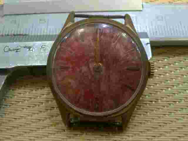 Vintage  SWISS MADE GOLD PLATEDMEN WATCH DAMAS-17 JEWELS