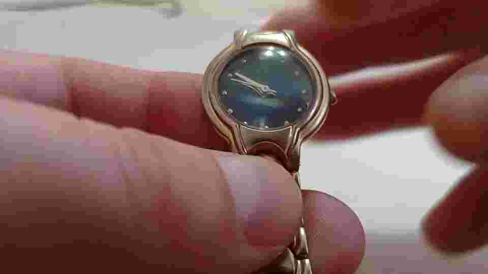women's watch Swistar 22k gold plated, Ronda mechanism . Working.