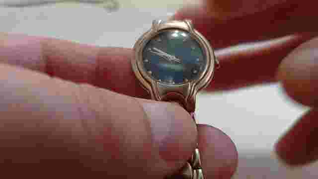 women's watch Swistar 22k gold plated, Ronda mechanism . Working.