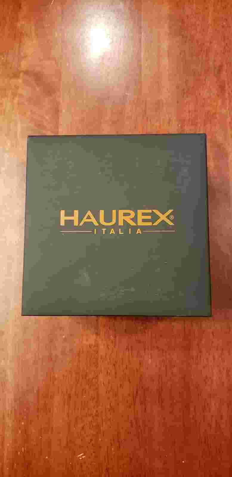 Haurex Italy Men's 3N503UJJ Acros Black Coated Steel Grey Rubber Strap Watch
