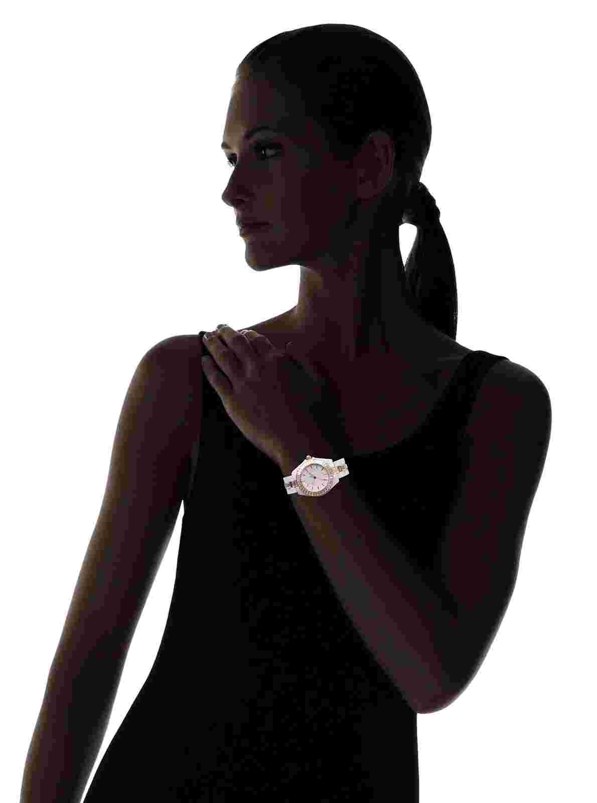 Jet Set JETJ15148-05 St. Tropez Light Pink Plastic Watch Orig $240