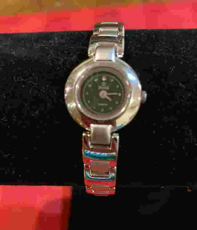Swistar Ladies Swiss Watch Rhodium Plated