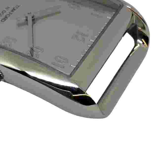 TOM FORD TFT001015 N.001 SILVER SS MEN'S WRISTWATCH SQUARE FACE SWISS MADE MINT