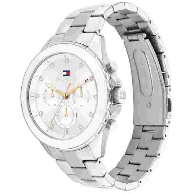 TOMMY HILFIGER 1782707 Wristwatch for women, color silver