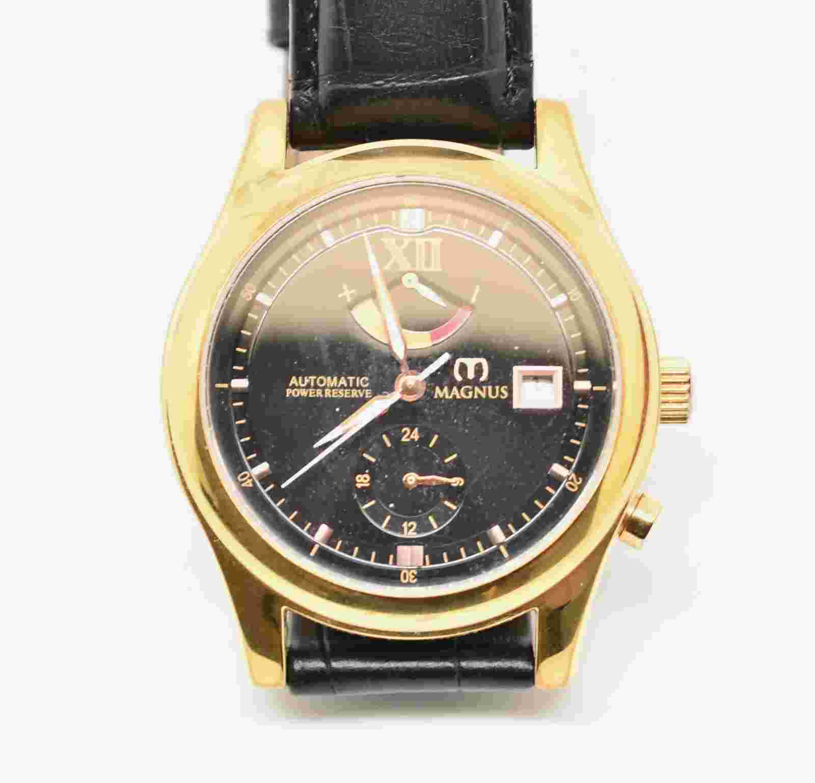 2000 Magnus Automatic Power Reserve 21 Jewels Wristwatch #WATCH155