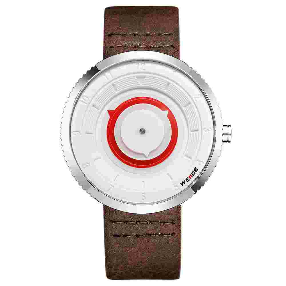 Weide WD006 Japanese Movement ORIGINAL Real Leather Strap Men's Watch