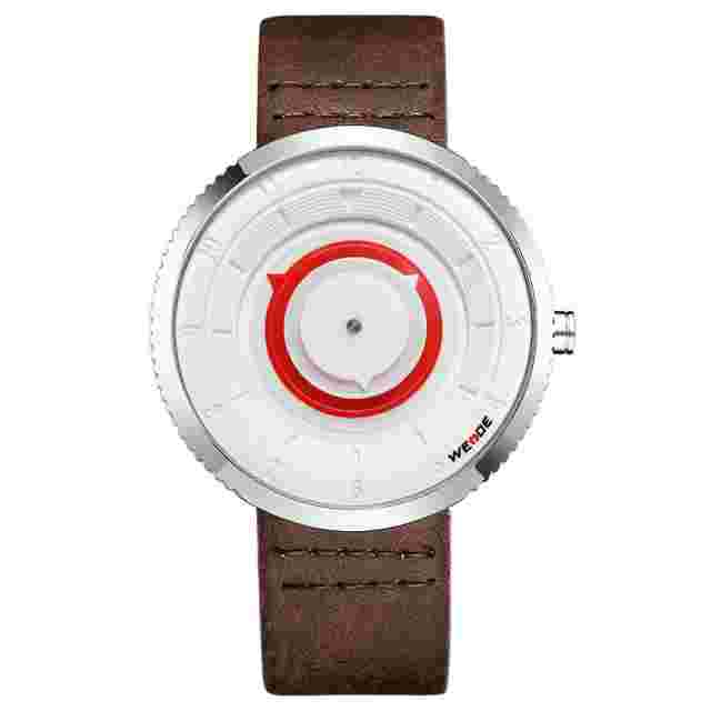 Weide WD006 Japanese Movement ORIGINAL Real Leather Strap Men's Watch