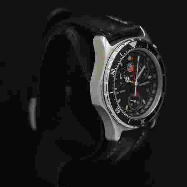 TAG Heuer Cell CE1112 Chronograph QZ Black Dial Professional 200M Men's Watch