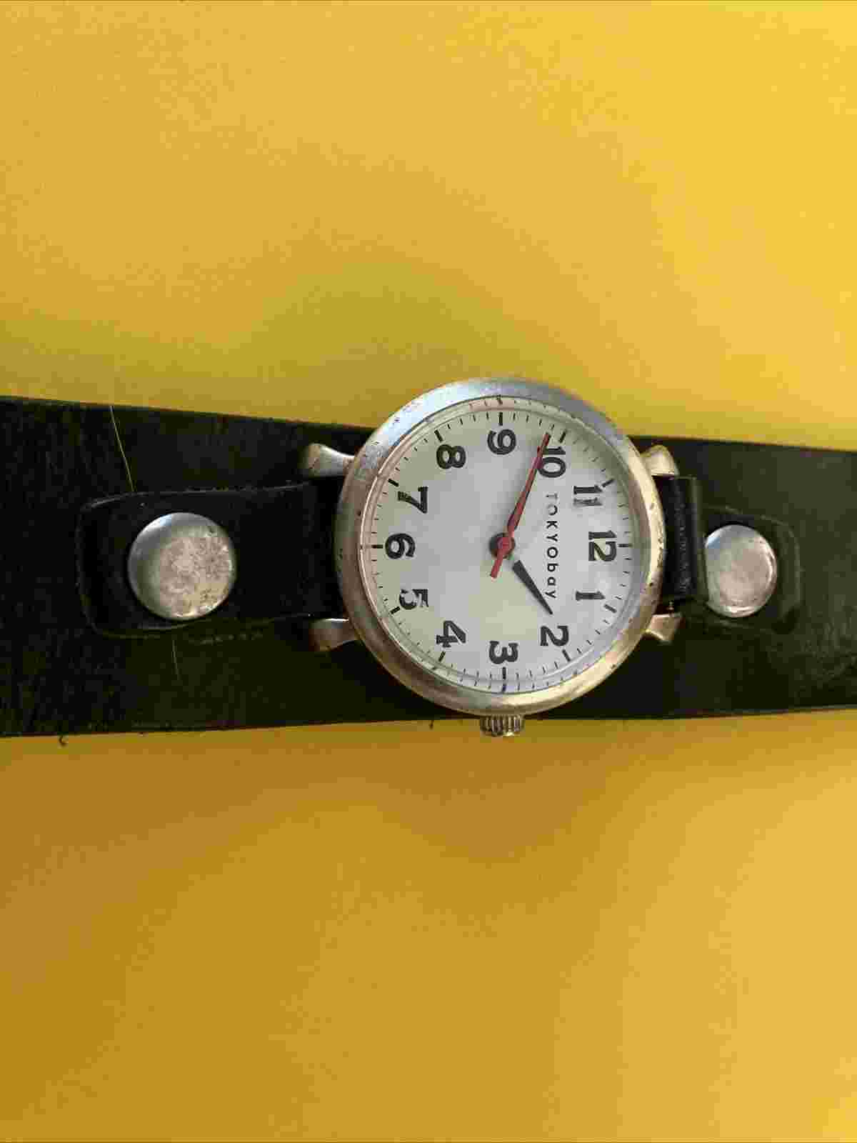 Tokyobay Wristwatch with Wide Buckle Belt