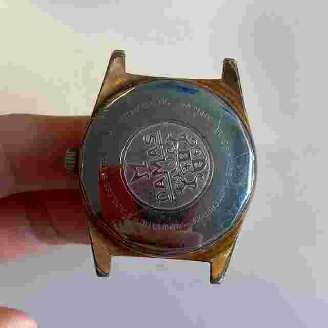 Rare DAMAS The Damastar Automatic 25 Jewels Swiss Calendar Mens Watch Working