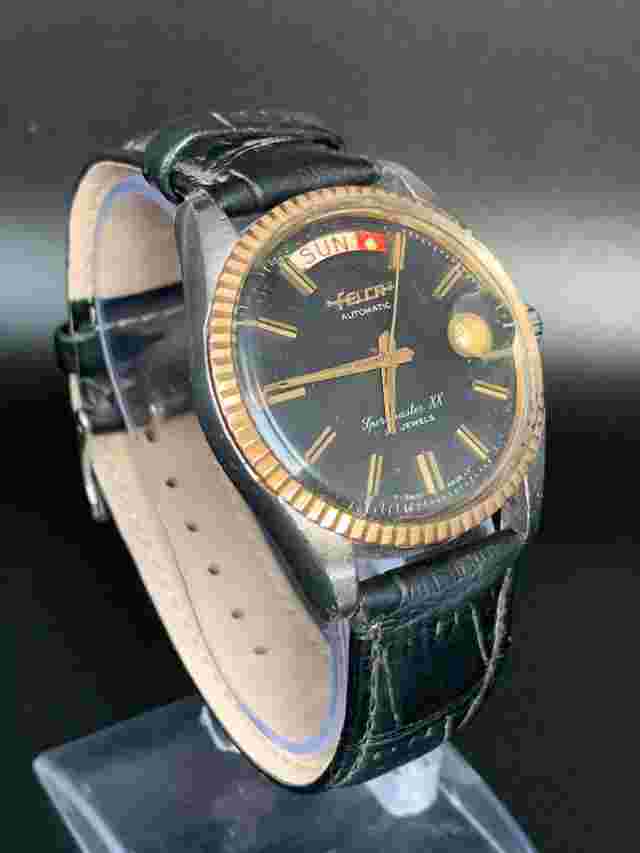 Vintage Felca Automatic Day Date Swiss Made Wrist Watch