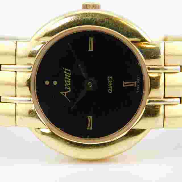Avanti VX50 Gold Tone Quartz Analog Women's Watch Sz. 6" New Battery