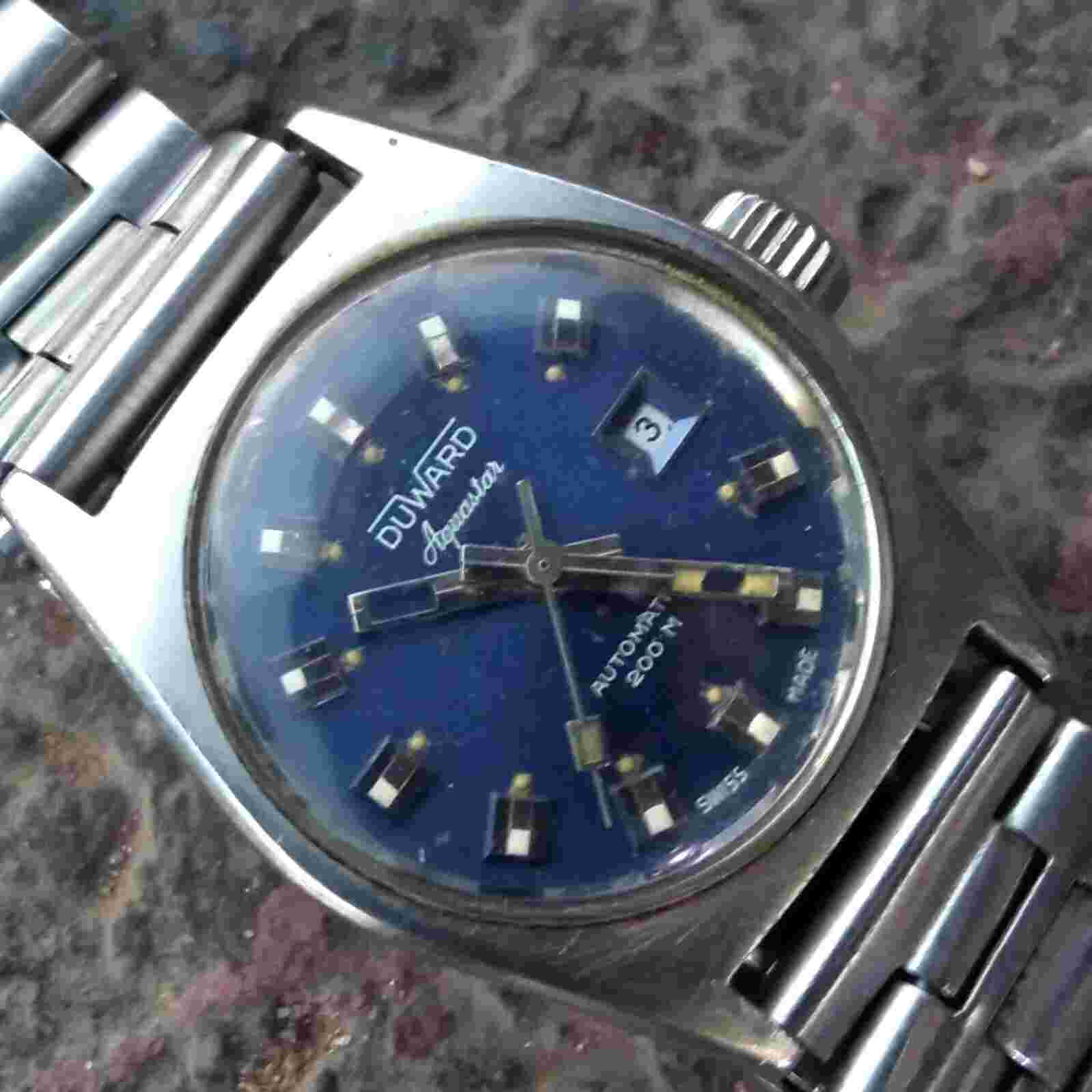 Duward Aquastar Oceanic Automatic Diver 200m / 20 ATM All Steel 28mm Watch