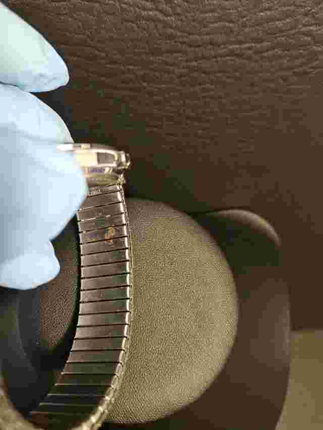 Taylor Jensen Silver Tone Quartz Analog Men's Watch For Parts Or Repair