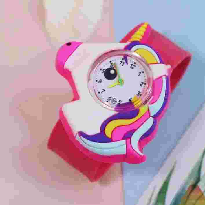 Cartoon Style Animal Ring Pop Quartz Kids Watches
